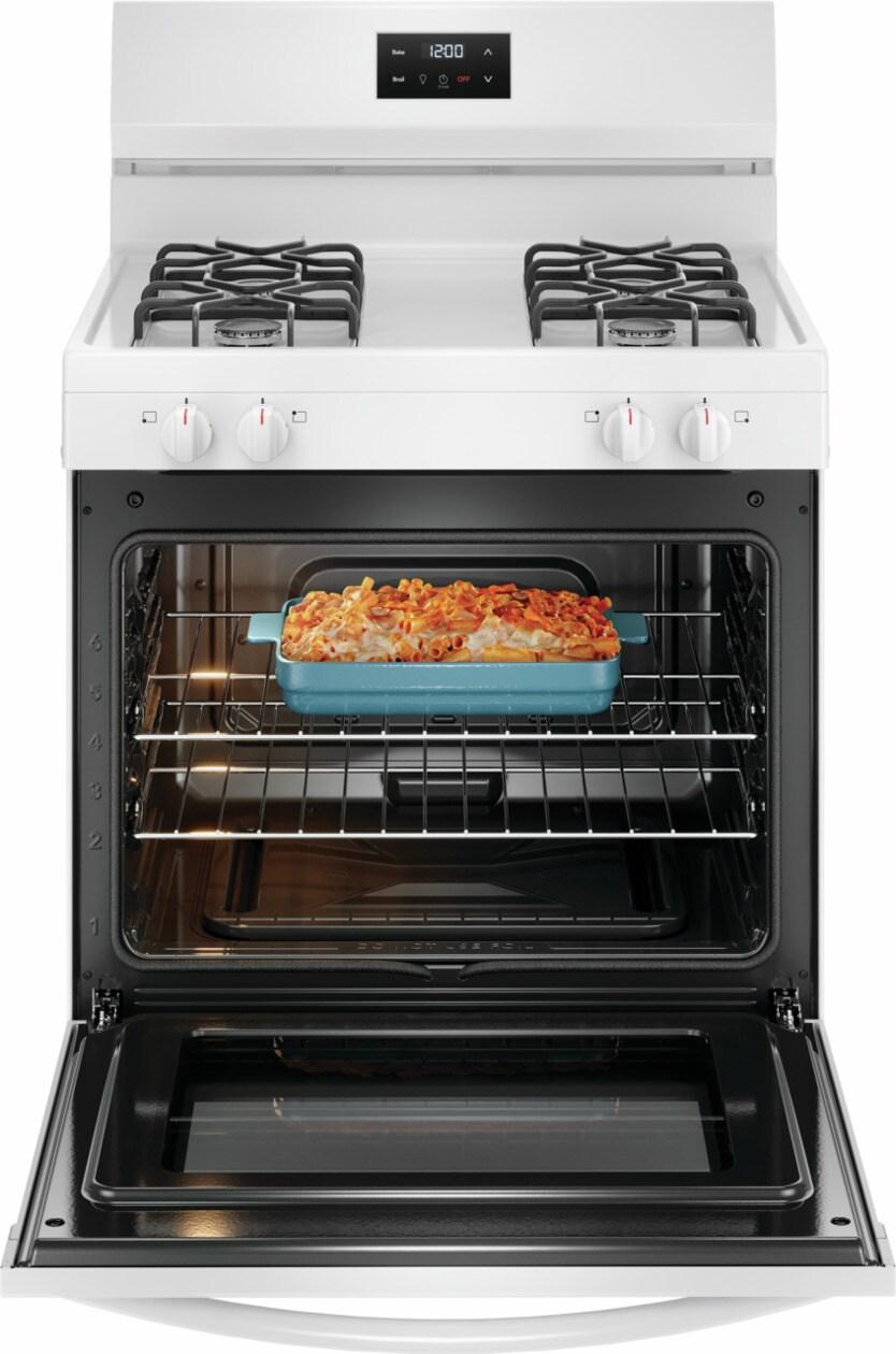 Frigidaire FCRG3051BW Frigidaire 30" Gas Range
