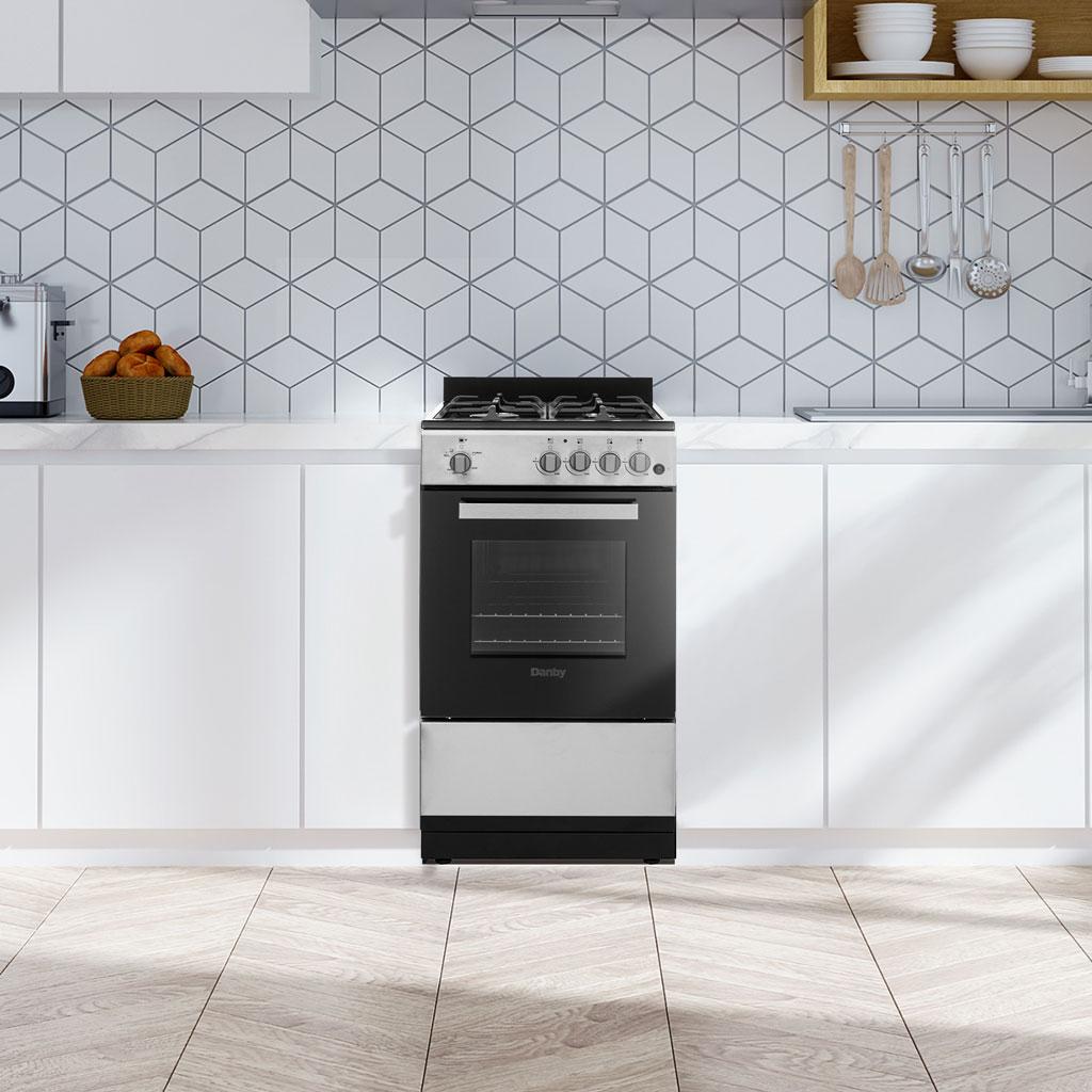 Danby DR20V1BSSGLP Danby 20 Wide Gas Range In Stainless Steel