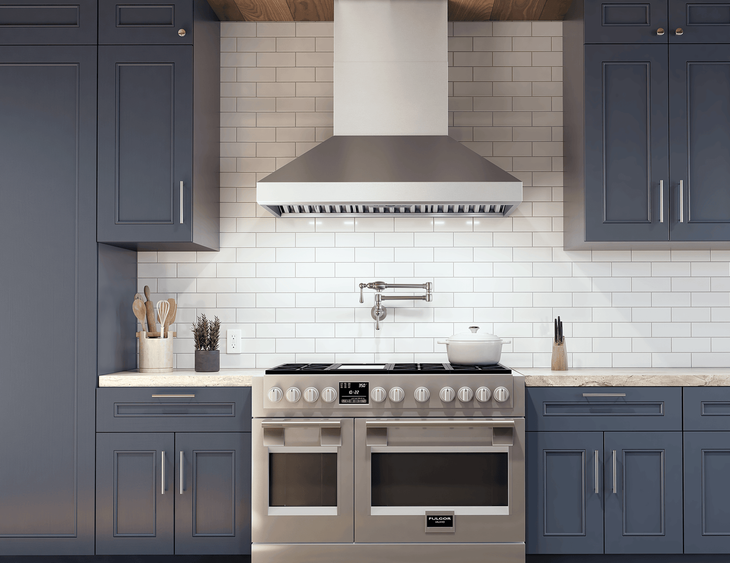 Zephyr AK7636CS Titan Wall, 36In, Ss, Truhue