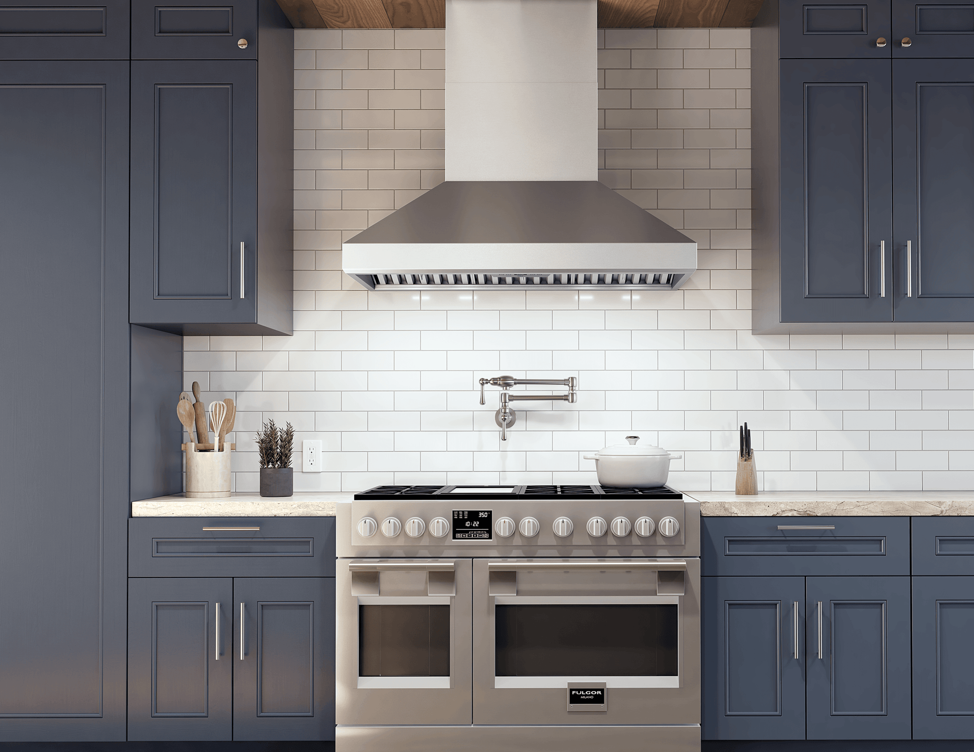 Zephyr AK7648CS Titan Wall, 48In, Ss, Truhue