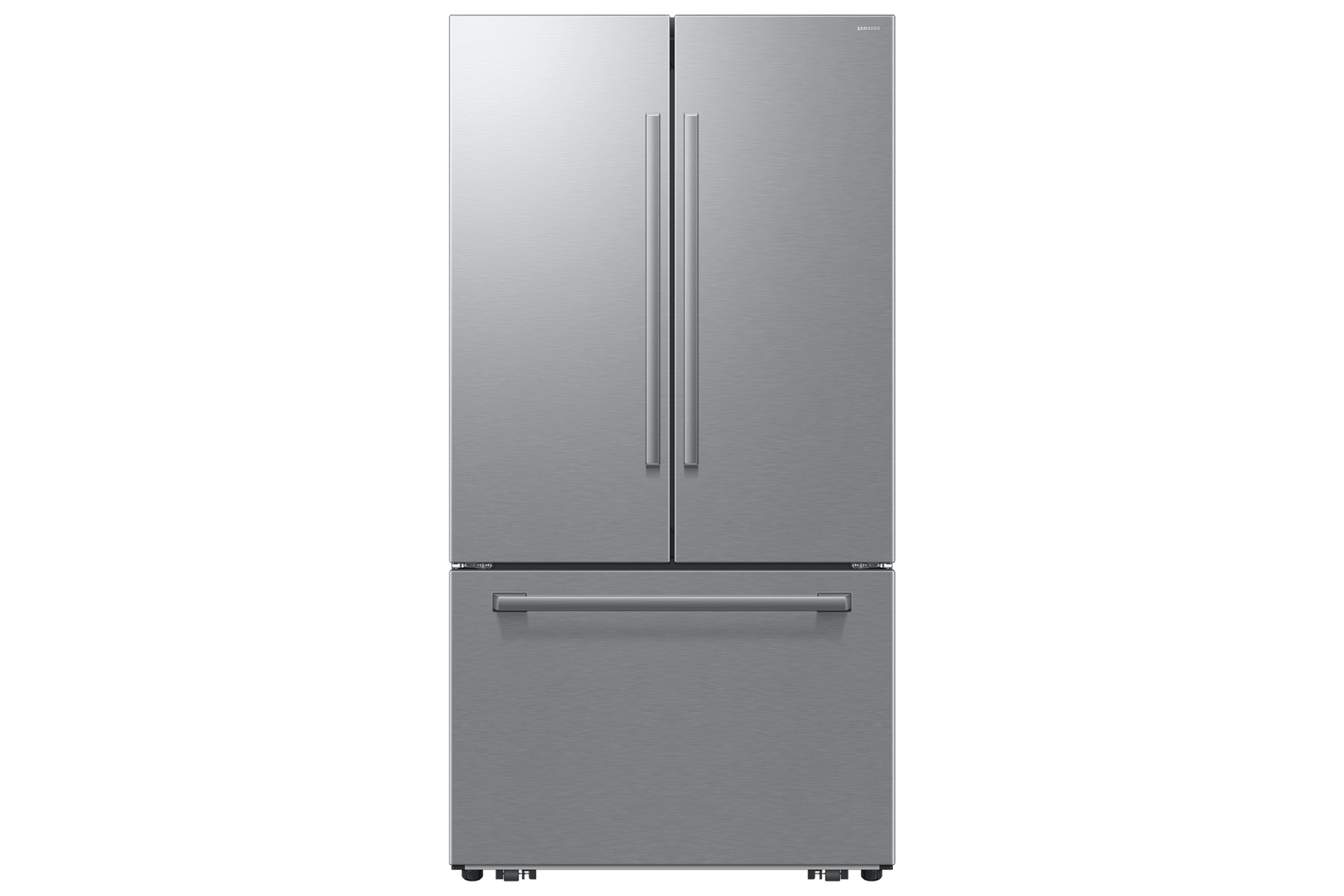 Samsung F1772136664036 Bespoke Kitchen Package With Ai 3-Door French Door Fridge, Slide-In Electric Range, Smart Dishwasher & Over-The-Range Microwave In Stainless Steel
