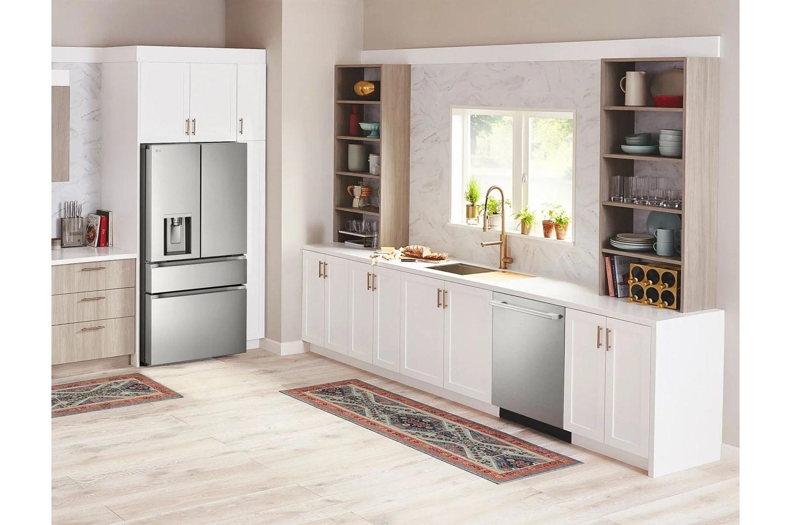Lg LF29S9730S 29 Cu. Ft. Standard-Depth Max&#8482; 4-Door French Door Refrigerator With Mini Craft Ice&#8482; And Full-Convert Drawer&#8482;