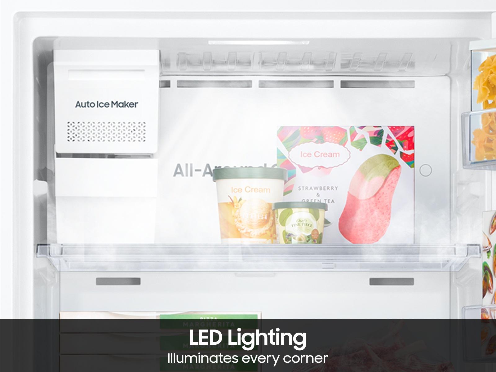 Samsung RT18DG6700SR Bespoke Ai Top Freezer All-Around Cooling Auto Ice Maker 18 Cu.Ft.
