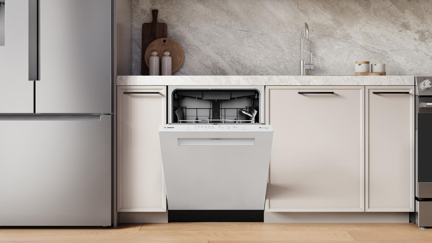Bosch SHP53EM2N 300 Series, Built-Under Dishwasher, 24'', White
