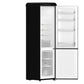 Forno FFFFD174522BLK Forno Storico 22-Inch Retro Bottom Freezer Fridge In Black, 9 Cu.Ft, Copper-Tone Handle