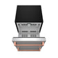 Thor Kitchen RZ24URSG 24 Inch Undercounter Built-In / Freestanding Drawer Freezer - Stainless Steel/Rose Gold Gordon Ramsay Series