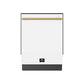 Forno FDWBI803524WHT Forno Romano Espresso 24-Inch Built-In Dishwasher, White Finish, Stainless Steel Tub, 49 Dba, Energy Star Certified