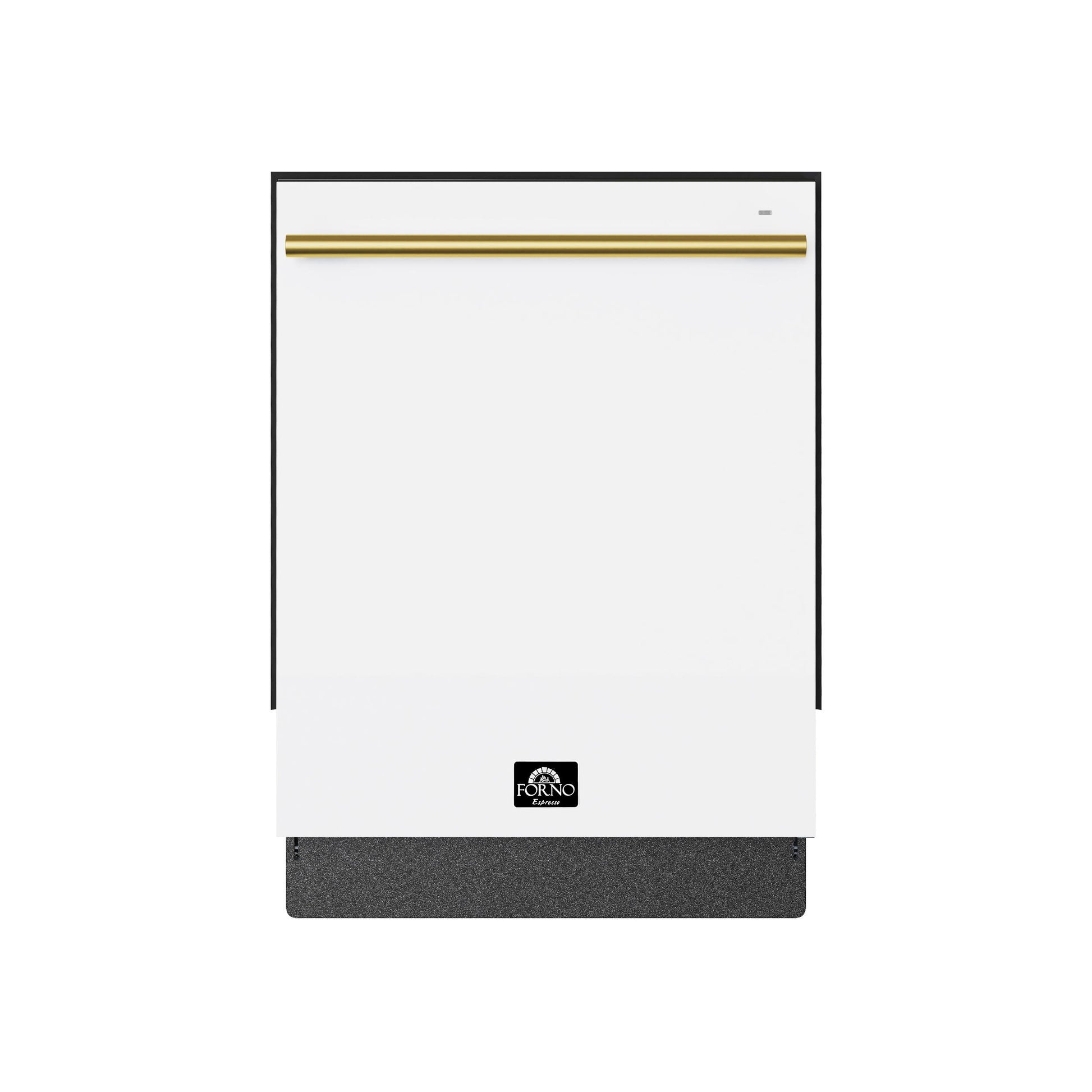 Forno FDWBI803524WHT Forno Romano Espresso 24-Inch Built-In Dishwasher, White Finish, Stainless Steel Tub, 49 Dba, Energy Star Certified