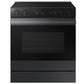 Samsung NSE6DG8500MT Bespoke 6.3 Cu. Ft. Smart Slide-In Electric Range With Air Sous Vide & Air Fry In Matte Black Steel