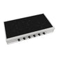 Ilve UHCPI486NSSB Ilve Uhcpi486Nssb Nostalgie Ii 48 Inch Built-In Induction Rangetop With 6 Elements, Stainless Steel (Burnished)