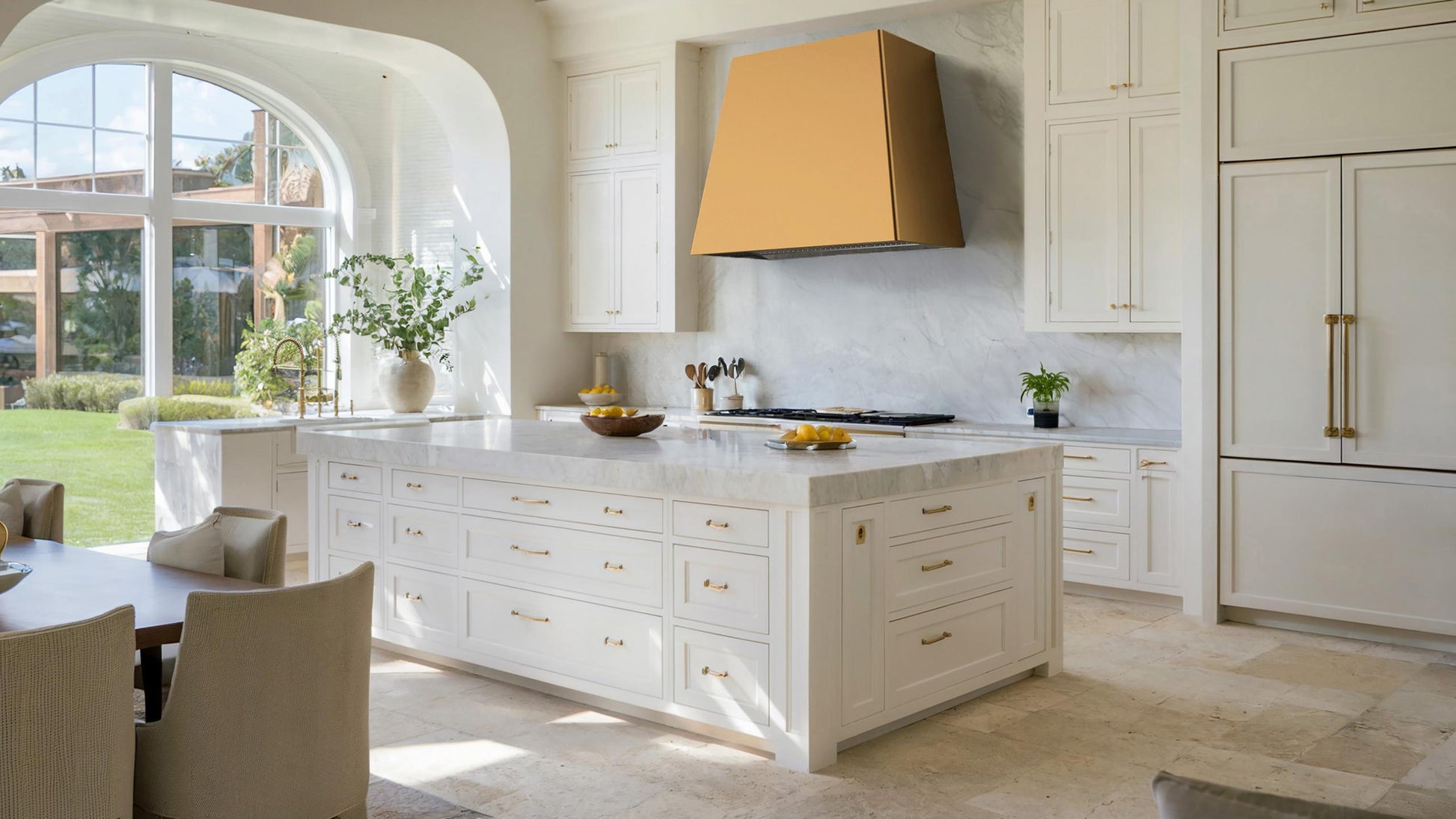 Xo Appliance XOVD148SG Xo 48In Designer Hood Satin Gold