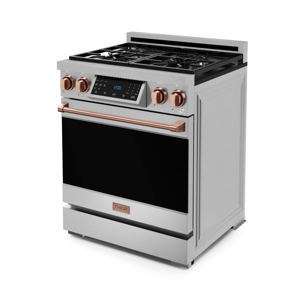 Thor Kitchen RSG30LPRSG 30 Inch Professional Lp Range With Tilt Panel Touch Control In Stainless Steel/Rose Gold Gordon Ramsay Series - Rsg30Lp-Rsg