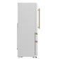 Forno FFFFD179133WHT Forno Luigi 33-Inch French Door Refrigerator, 18 Cu.Ft, White Finish, Antique Brass Handles, Energy Star Certified