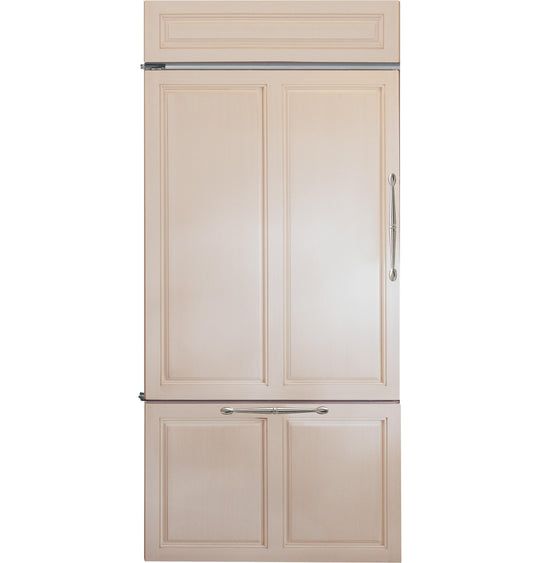 Monogram ZIC360NVLH Monogram 36" Panel-Ready Built-In Bottom-Freezer Refrigerator - Left Hinge