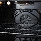 Forno FFSGS111630 Forno Leonardo 30-Inch Stainless Steel Gas Range, 5 Sealed Burners (Totaling 39,500 Btu), 5 Cu.Ft. Convection Oven, Continuous Cast Iron Grates, Black Enamel Interior, Auto Re-Ignition, Lp Conversion Kit Included
