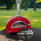 Xo Appliance XOPIZZA1WRO Countertop Wood-Fired Oven In Red