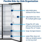Ge Appliances GZS24NYYFS Ge® 23.6 Cu. Ft. Counter-Depth Side-By-Side Refrigerator With Extra Tall Dispenser And In-Door Icemaker