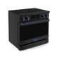 Thor Kitchen RSE36BBLU 36 Inch Professional Electric Range With Tilt Panel Touch Control In Black/Navy Blue Gordon Ramsay Series - Rse36B-Blu