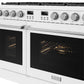 Thor Kitchen ARG48WLP 48 Inch Contemporary Professional Liquid Propane Range In White