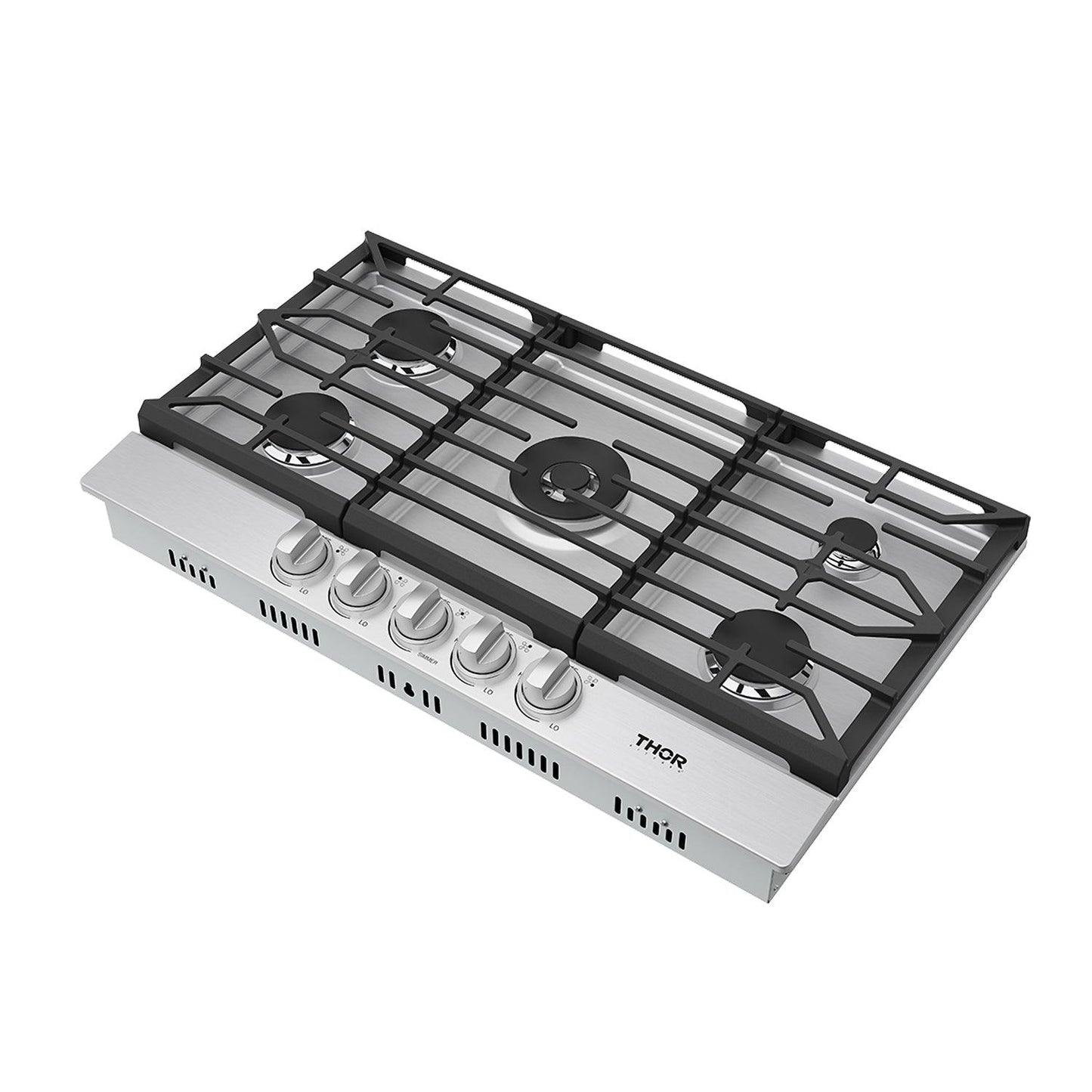 Thor Kitchen TGC36F 36 Inch Professional Gas Cooktop In Stainless Steel