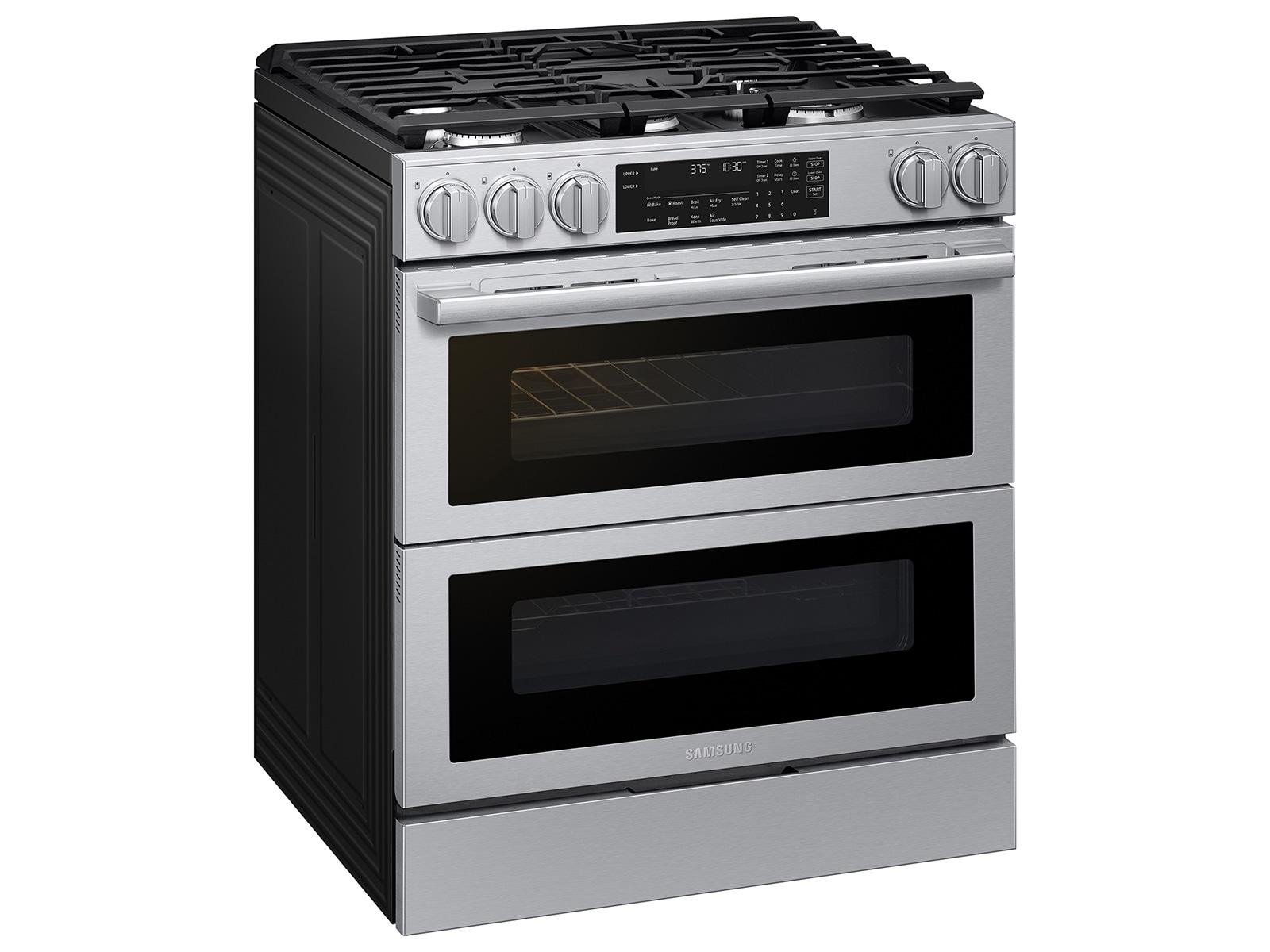 Samsung NSG90H60DRAA Bespoke Smart Slide-In Gas Range Flex Duo™ Oven Pro Style Design Dual True Convection