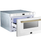 Forno FMWDR300024WHT Forno Capoliveri Espresso 24-Inch Microwave Drawer, White, 1.2 Cu.Ft, 1500 Watts, Built-In, Touch Control Lcd Display, Auto-Touch Open/Close, 11 Power Levels, Sensor Cooking