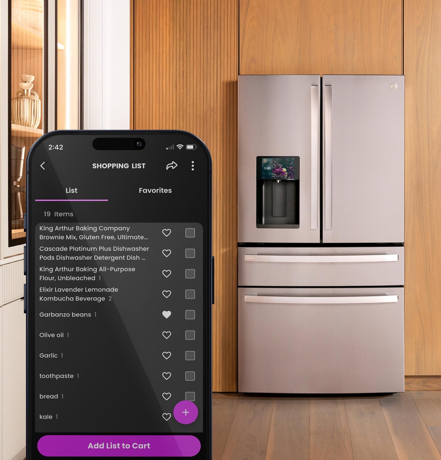 Ge Appliances PVD28HYYFS Ge Profile™ Energy Star® 27.9 Cu. Ft. Smart 4-Door French-Door Refrigerator With Kitchen Assistant™
