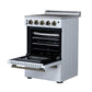 Forno FFSEL606924WHT Forno Loiano 24 Inch Freestanding Electric Range In White