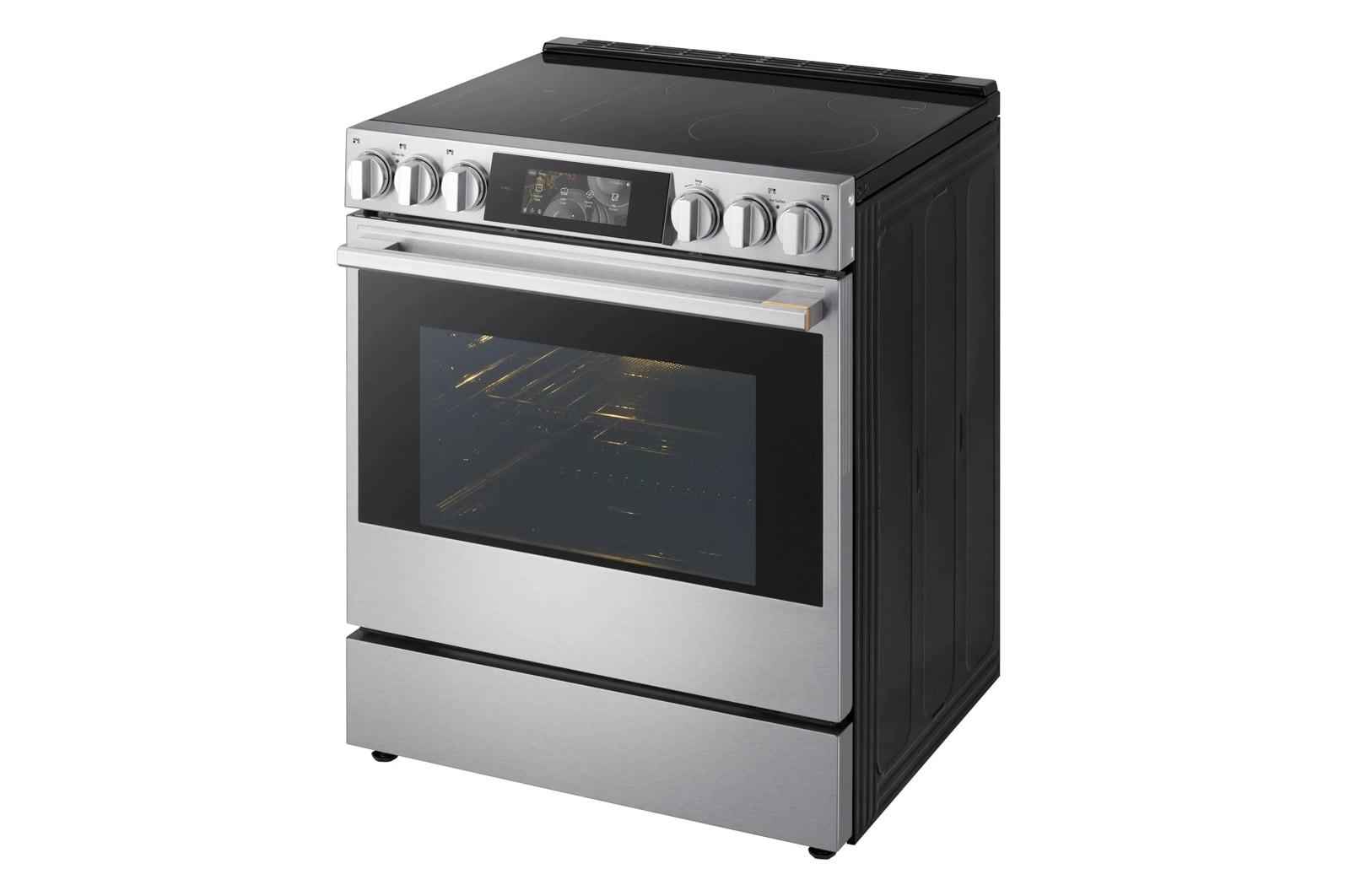 Lg LSIU6339XE Lg Signature 6.3 Cu. Ft. Smart Induction Slide-In Range With Dynamic Probake Convection®, Air Fry, Air Sous Vide, Pizza Mode And Ai Gourmet Camera
