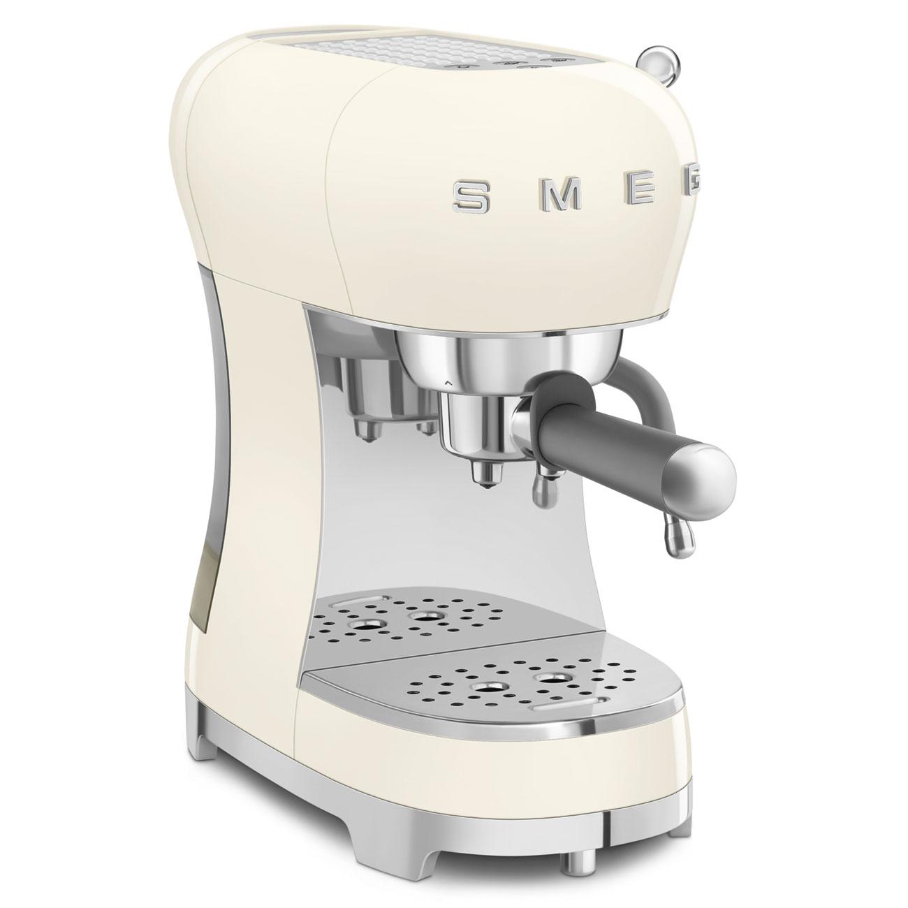 Smeg ECF02CRUS Espresso Coffee Machine Cream Ecf02Crus