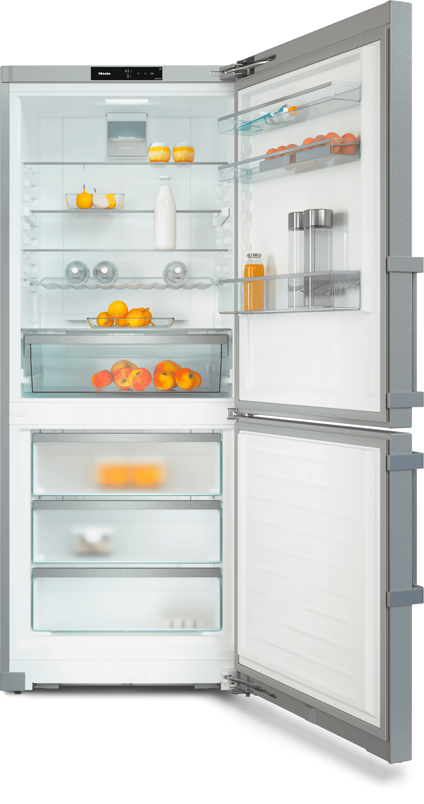 Miele KFN4776ED Kfn 4776 Ed - Freestanding Fridge-Freezer With Dailyfresh And Nofrost In 30'' Width For A Lot Of Storage Space.