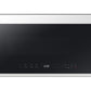 Samsung ME21DB650012 Bespoke 2.1 Cu. Ft. Over-The-Range Microwave With Edge To Edge Glass Display In White Glass