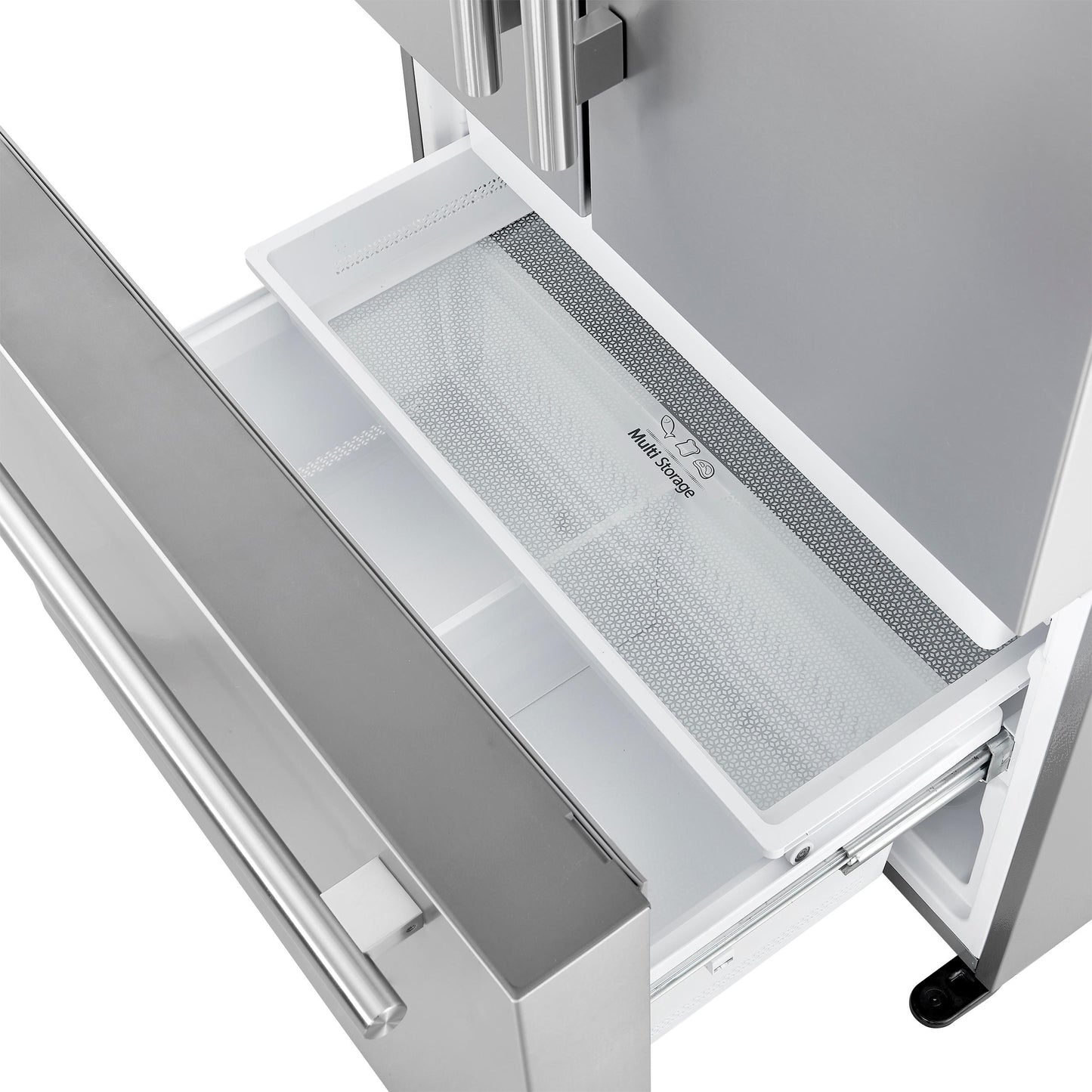 Forno FFFFD186636SB Forno Aosta 36-Inch French Door Refrigerator, Stainless Steel, 22.4 Cu.Ft, External Water Dispenser, Automatic Ice Maker, Energy Star Certified