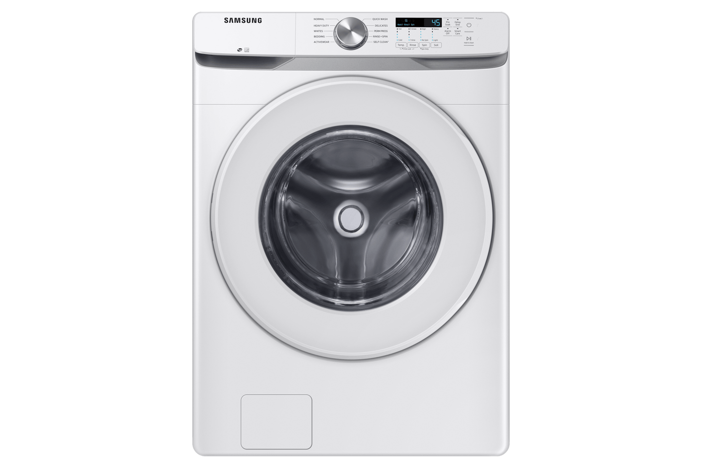 Samsung F1603912197302 Front Load Washer & Dryer Set With Vibration Reduction Technology+ And Sensor Dry In White
