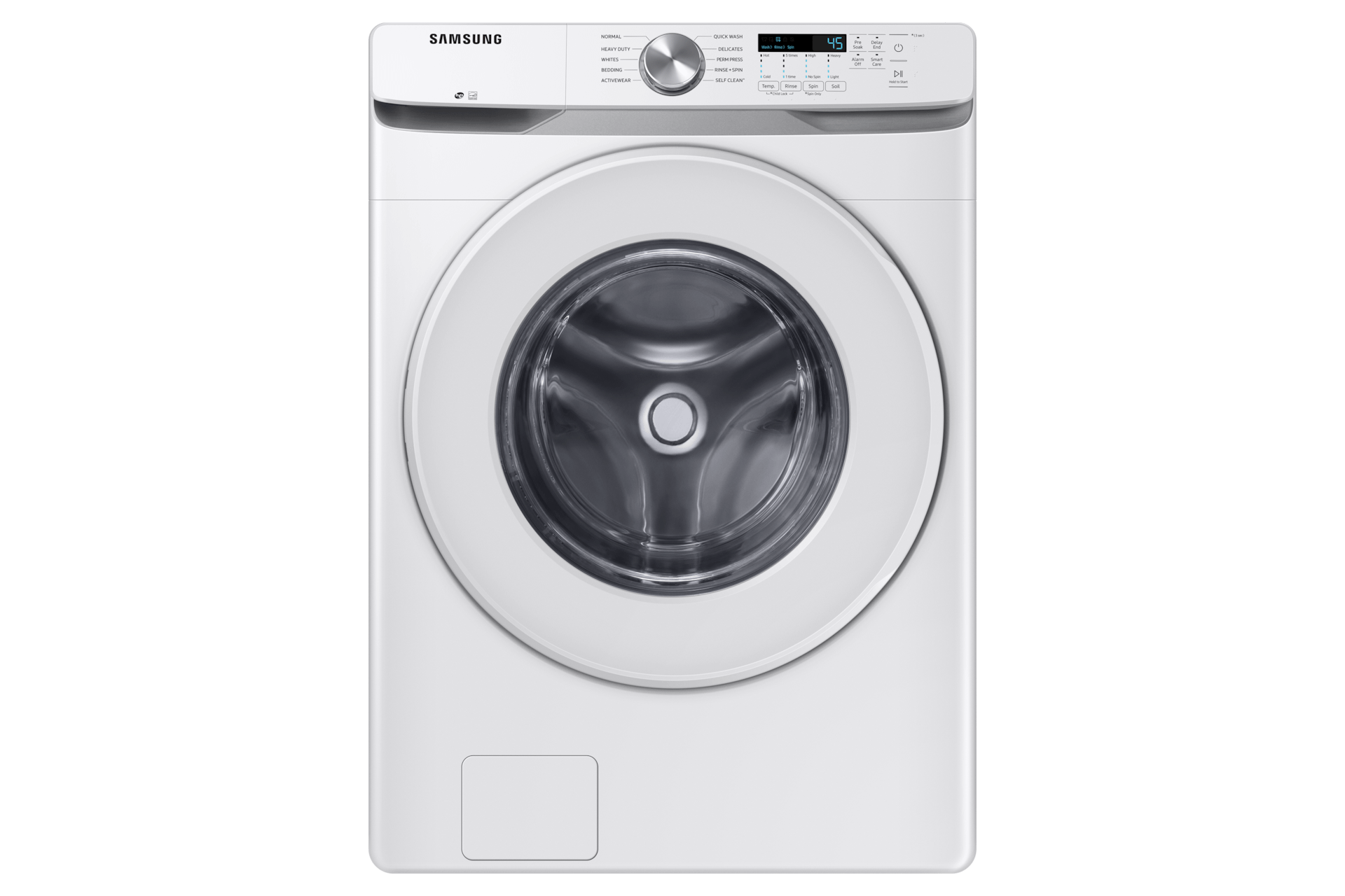 Samsung F1603912197302 Front Load Washer & Dryer Set With Vibration Reduction Technology+ And Sensor Dry In White