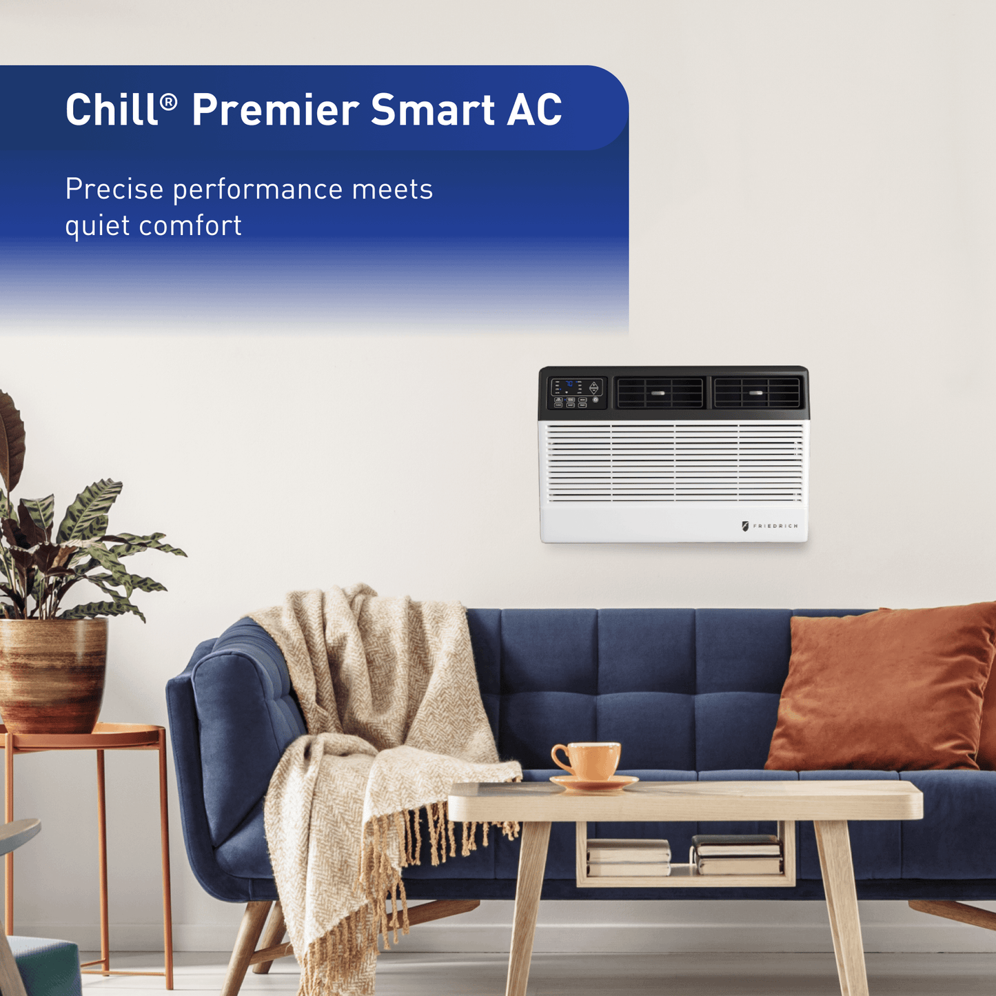 Friedrich CCW08B10C Friedrich Chill Premier 8,000 Btu 115V Smart Window/Wall Air Conditioner - Cool Only