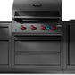 Napoleon Bbq ODK301BIG32RBNMK1 Oasis 301 Outdoor Kitchen, Built-In 700 Series 32 With Soft Close Doors , Natural Gas, Matte/Matt Black