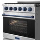 Thor Kitchen RSG30PLPBLU 30 Inch Professional Liquid Propane With Precision Knob Control In Stainless Steel/Blue