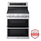 Lg LDEL7324YE 7.3 Cu. Ft. Smart Electric Double Oven Freestanding Range With Probake Convection®, Air Fry & Air Sous Vide