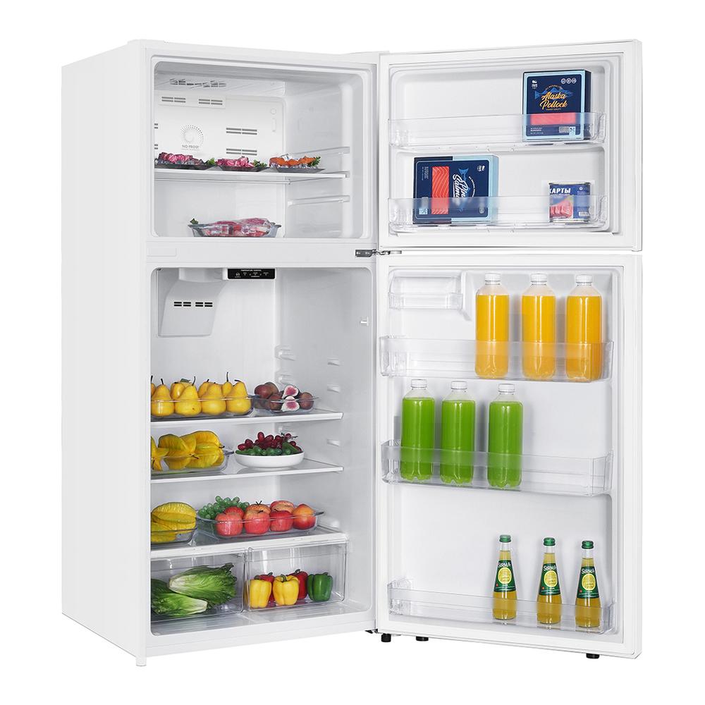 Verona VEFTF3018RWH Verona Veftf3018Rwh 30 Inch Top Freezer Refrigerator With 18.1 Cu. Ft. Total Capacity, Led Lighting, Reversible Doors, Gallon Door Storage, Recessed Handle, Energy Star (White)