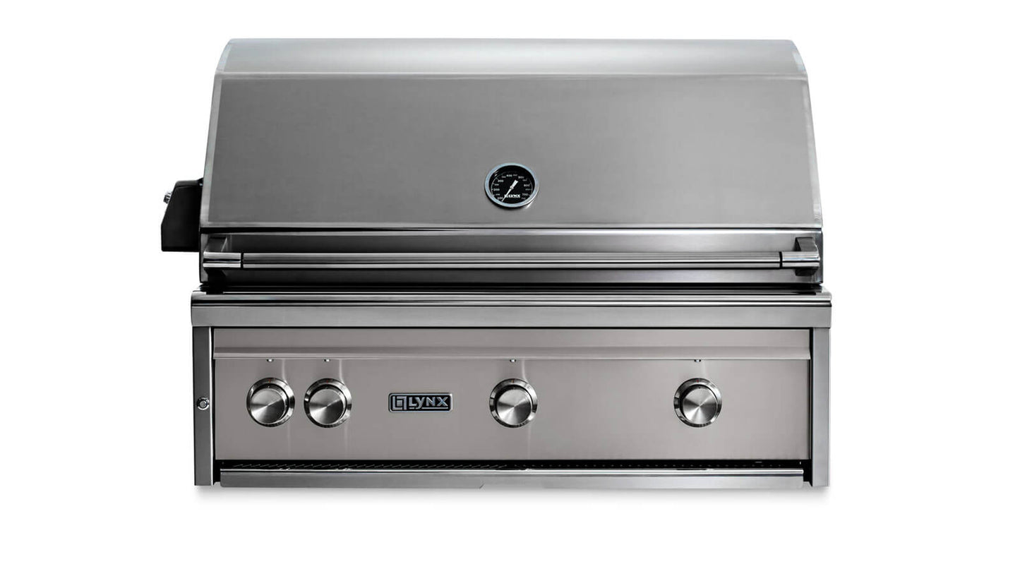 Lynx L36TRLSLP 36" Built-In Grill - 1 Trident™ W/ Rotisserie - Limestone