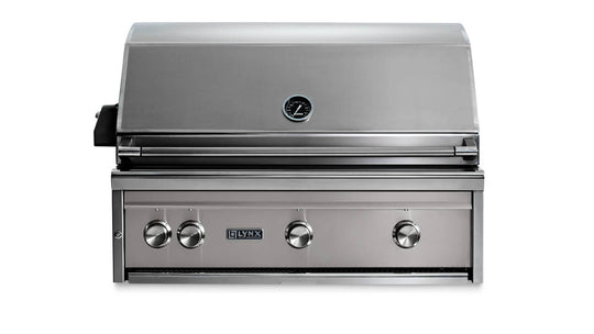 Lynx L36TRLSNG 36" Built-In Grill - 1 Trident™ W/ Rotisserie - Limestone
