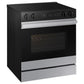 Samsung NSE6DG8700SR Bespoke 6.3 Cu. Ft. Smart Slide-In Electric Range With Smart Oven Camera & Illuminated Precision Knobs In Stainless Steel