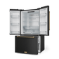 Thor Kitchen RF3621CTD00BRZ 36 Inch 20.3 Cu Ft French Door Counter Depth Refrigerator With Ice Maker In Black/Bronze Gordon Ramsay Series - Rf3621Ctd00-Brz