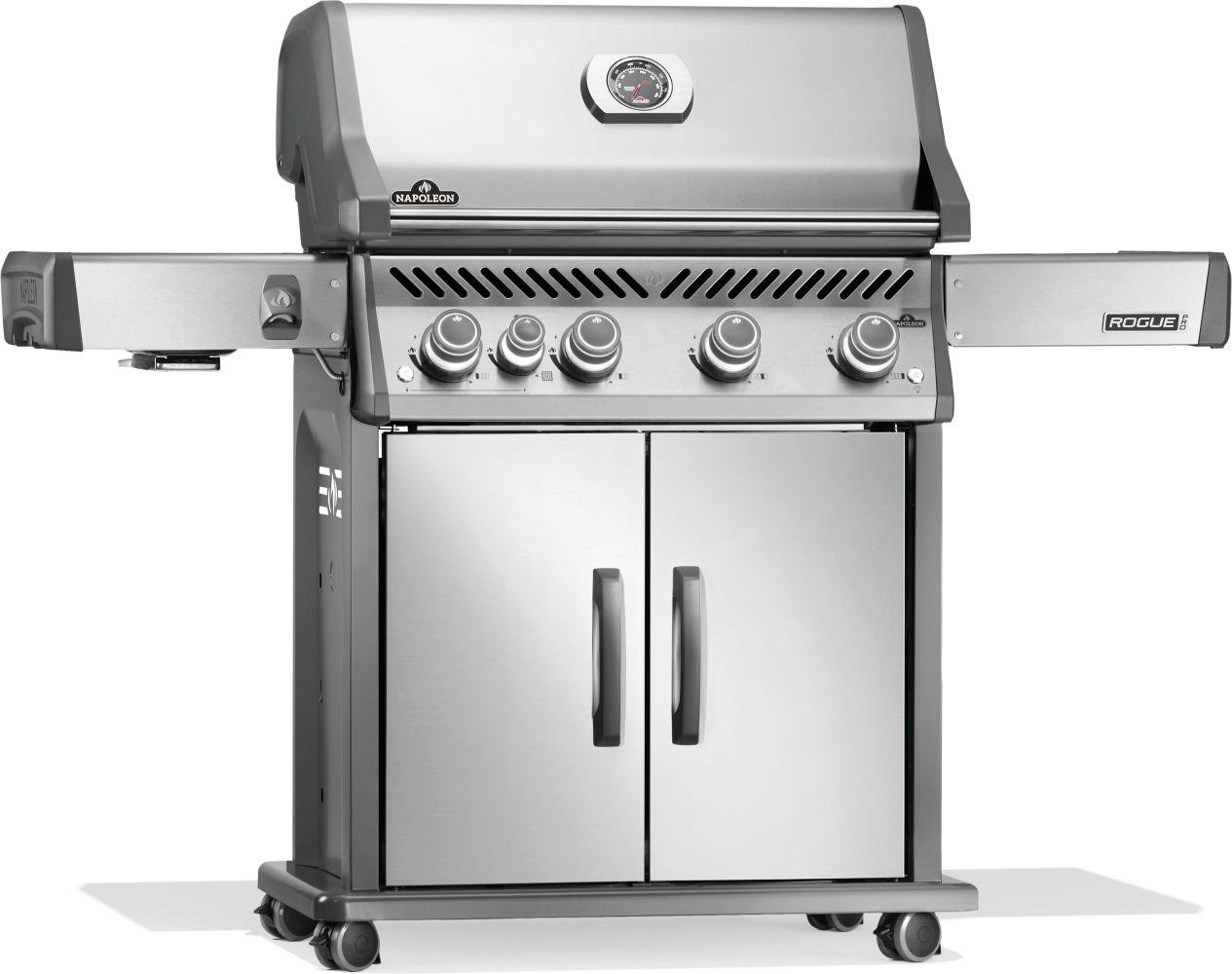 Napoleon Bbq RP525SIBNSS2 Rogue Pro 525 Sib With Infrared Side Burner , Natural Gas, Stainless Steel