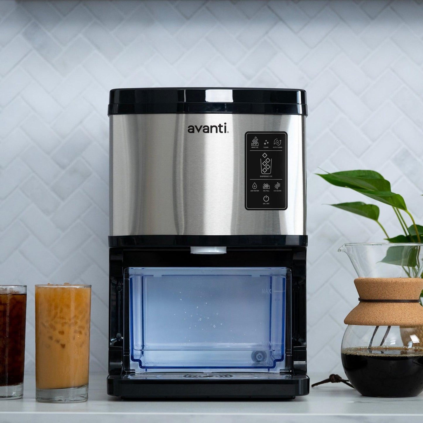 Avanti NIMDTS3326SIS Avanti Digital Nugget Ice Maker With Dispenser