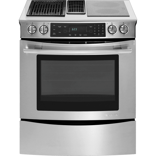 Jennair JES9750CAS Slide-In Modular Electric Downdraft Range, 30"