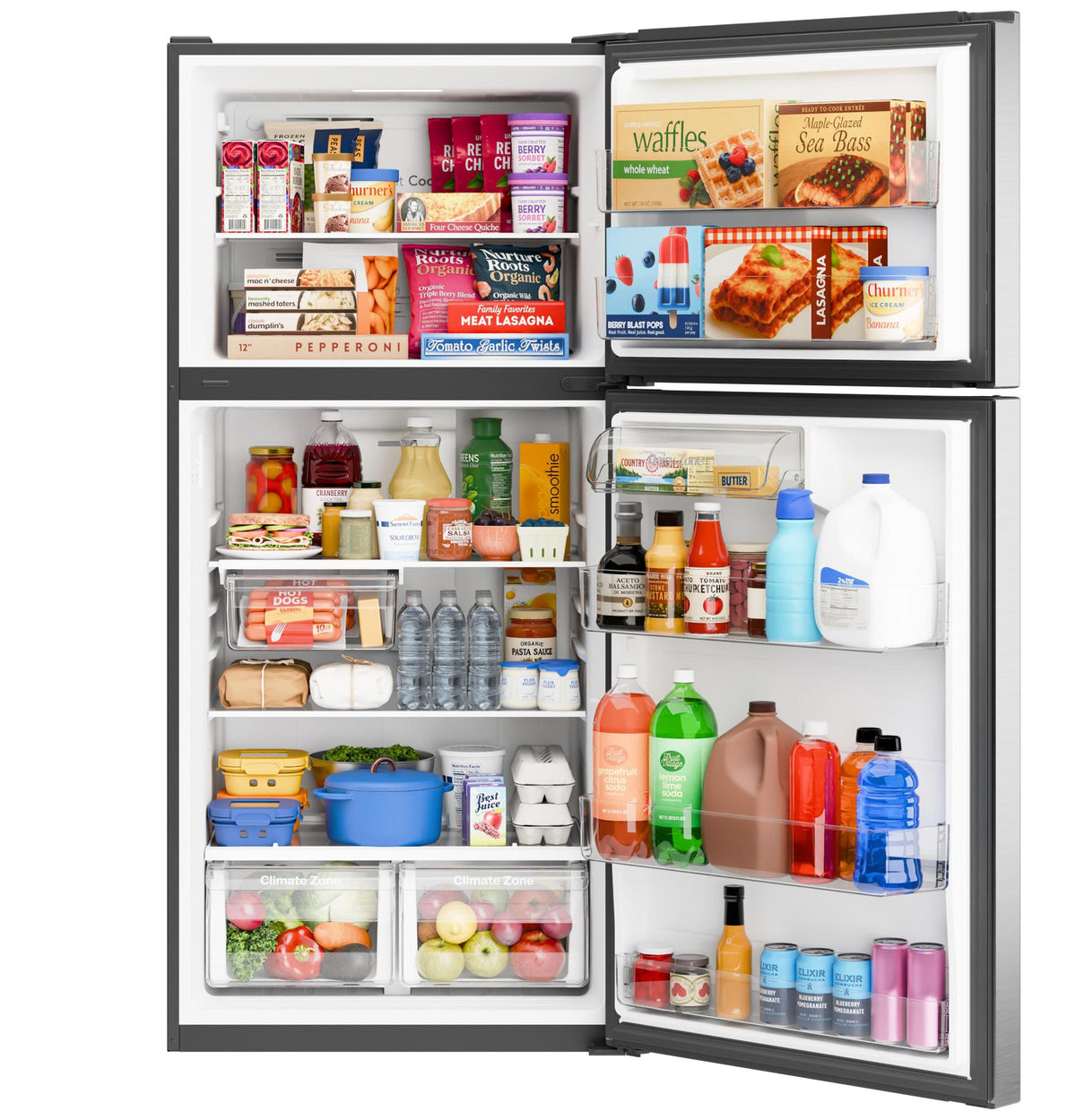 Ge Appliances GPS21KYZFS Ge® 21 Cu. Ft. Garage Ready Top-Freezer Refrigerator