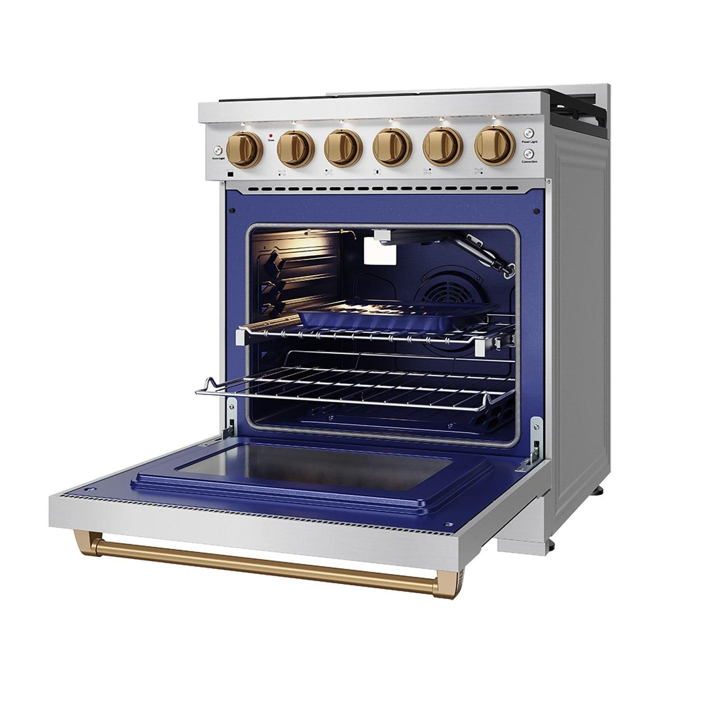Thor Kitchen RSG30PLPBRZ 30 Inch Professional Liquid Propane With Precision Knob Control In Stainless Steel/Bronze