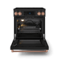 Thor Kitchen RSE30BRSG 30 Inch Professional Electric Range With Tilt Panel Touch Control In Black/Rose Gold Gordon Ramsay Series - Rse30B-Rsg